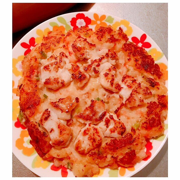 ご飯に合う こんがり鶏肉の梅マヨポテお好み焼き レシピ 作り方 By こしあん 楽天レシピ ご飯に合う こんがり鶏肉の梅マヨポテお好み焼き レシピ 作り方 By こしあん 楽天レシピ